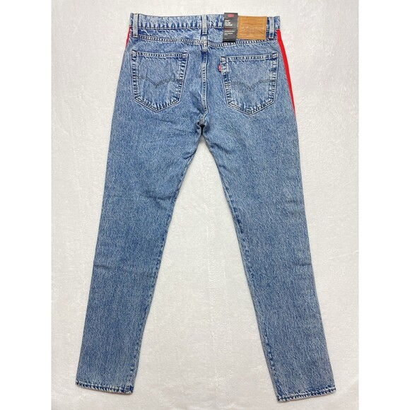 Levi's Premium 512 Reflective Stripe Slim Taper Men's 34x34 Warp Stretch Denim - Picture 2 of 10